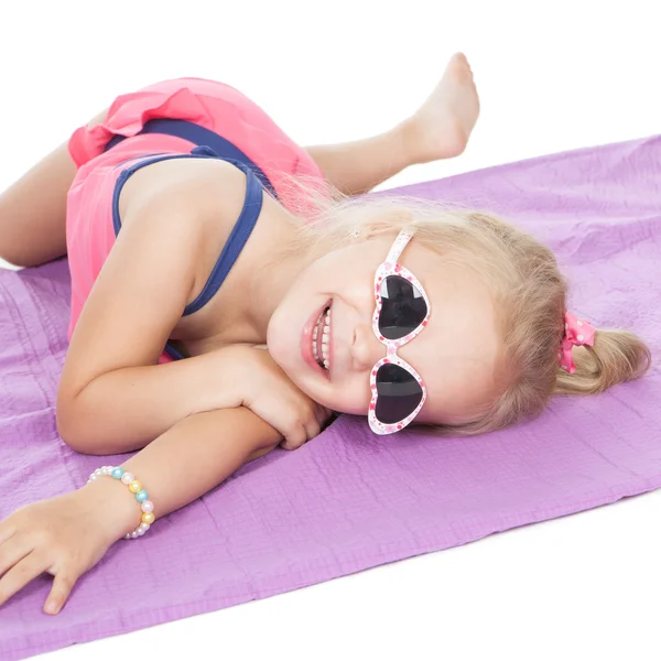 Meisje van de zomer in zwembroek — Stockfoto