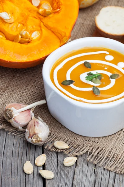 Sopa de calabaza — Foto de Stock