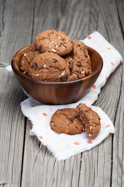 Galletas con chips de chocolate — Foto de Stock