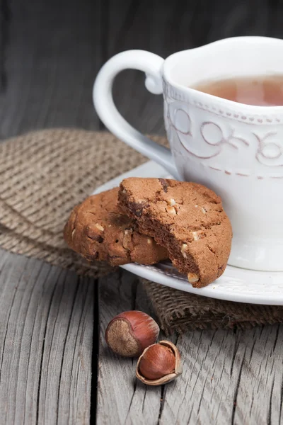 Galletas con chips de chocolate —  Fotos de Stock