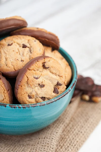 Galletas con chips de chocolate — Foto de Stock