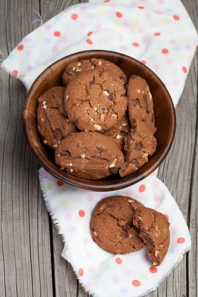 Galletas con chips de chocolate —  Fotos de Stock