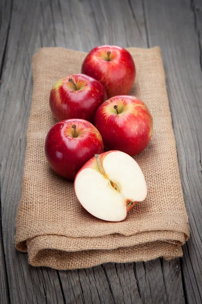 Frische Ernte der Äpfel — Stockfoto