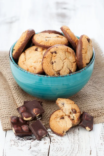 Chocolate chip cookies — Stock Photo, Image