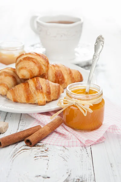 Frühstück am Morgen Stockbild