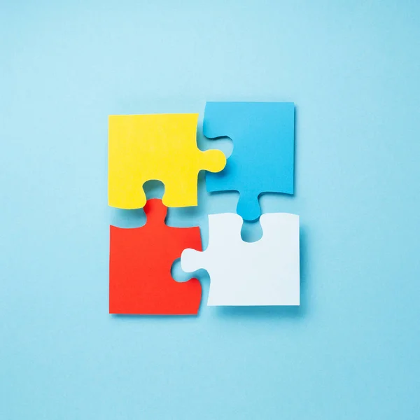 World Autism Awareness Day Month Concept Inglés Diseño Creativo Para — Foto de Stock