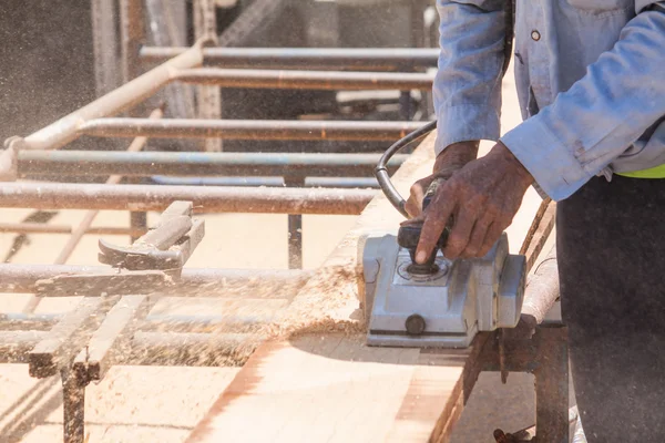 Working carpenter — Stock Photo, Image