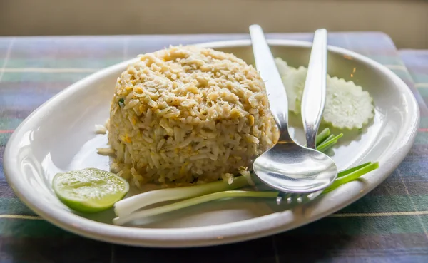 Fried rice with crab meat — Stock Photo, Image