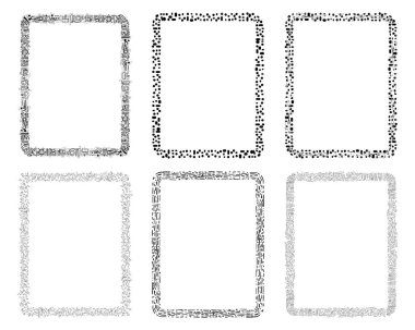 Serbest çizgi, Doodle sınır çizgisi, karalama stilinin çeşitli şekilleri, dekoratif unsurlar, öğretmen klibi, Modelleştirilmiş Çerçeveler için Tuhaf Sınırlar.