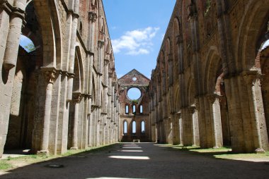San Galgano, Toskana, İtalya