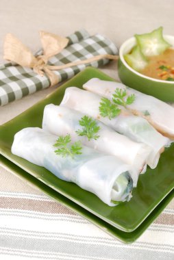 Vietnam mutfağı - spring rolls