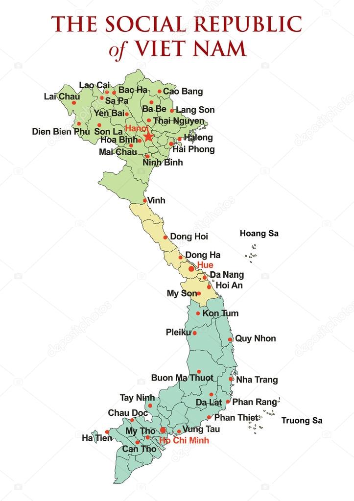 Image result for map of vietnam