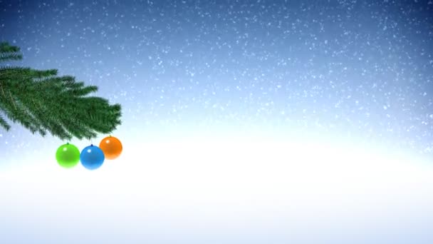 Kerstboom — Stockvideo