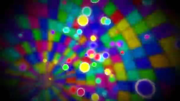 Inuti discoball loop — Stockvideo