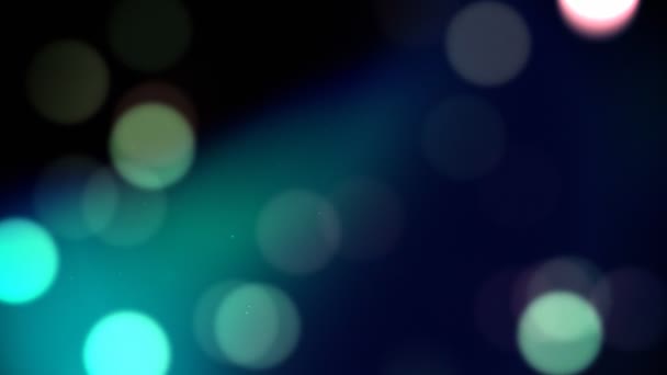Boucle bleue bokeh 