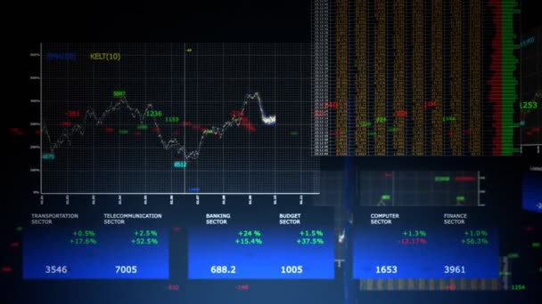 Üzleti ajánlatok 3d hurok — Stock videók