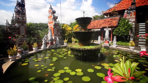 Bali Tempel — Stockvideo