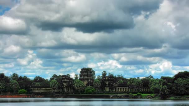 Angkor Wat templo lapso de tempo loop — Vídeo de Stock