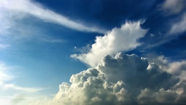 Cumulus moln tidsinställd — Stockvideo