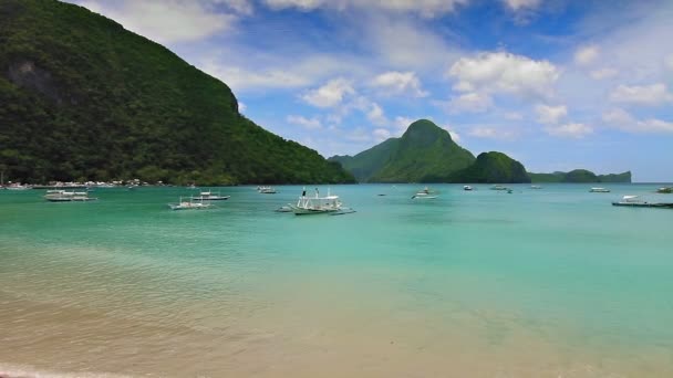 Bateaux dans la boucle de baie — Video