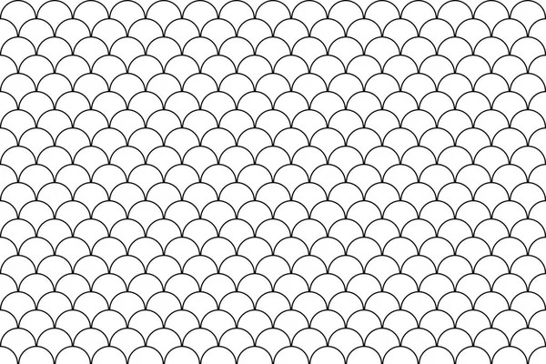 White Fish Scales Mermaid Scales Roof Tiles Repeat Pattern Background — Stock Photo, Image