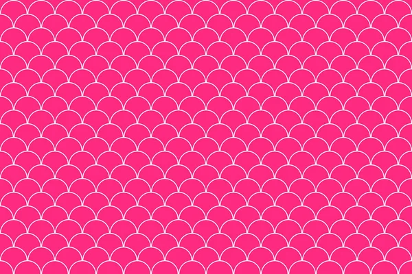 Deep pink fish scales, mermaid scales, roof tiles repeat pattern background.
