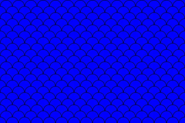 Blue fish scales, mermaid scales, roof tiles repeat pattern background.