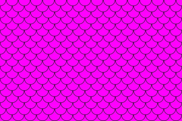 Fuchsia fish scales, mermaid scales, roof tiles repeat pattern background.