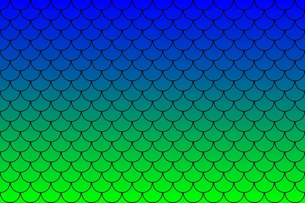 Colorful fish scales, mermaid scales, roof tiles repeat pattern background.