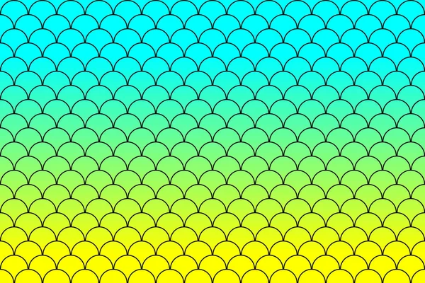 Colorful fish scales, mermaid scales, roof tiles repeat pattern background.