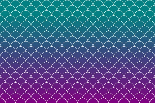 Colorful Fish Scales Mermaid Scales Roof Tiles Repeat Pattern Background — Stock fotografie