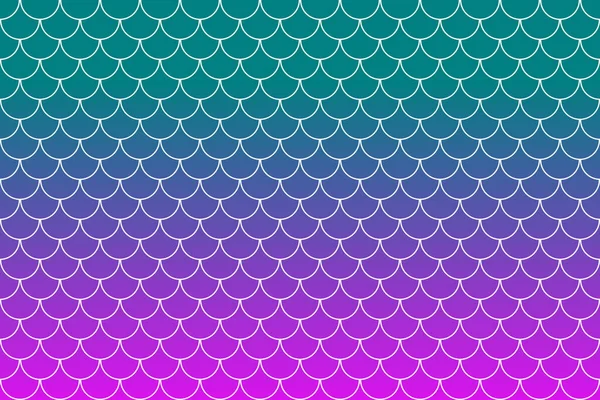 Colorful Fish Scales Mermaid Scales Roof Tiles Repeat Pattern Background — Fotografia de Stock