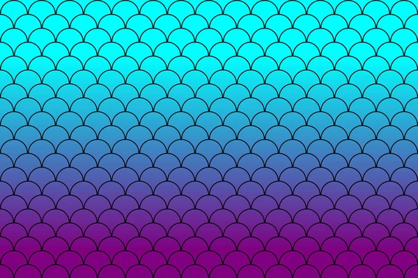 Colorful Fish Scales Mermaid Scales Roof Tiles Repeat Pattern Background Stockbild