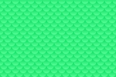 Spring green fish scales, mermaid scales, roof tiles repeat pattern background.