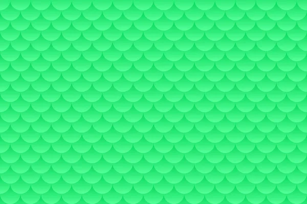 Spring Green Fish Scales Mermaid Scales Roof Tiles Repeat Pattern — Stockfoto