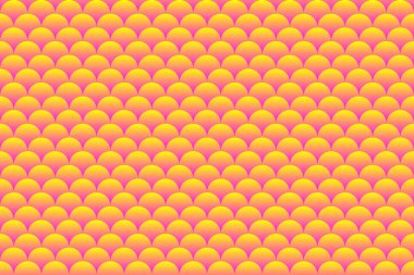 Colorful fish scales, mermaid scales, roof tiles repeat pattern background.