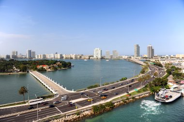 south miami Beach havadan görünümü