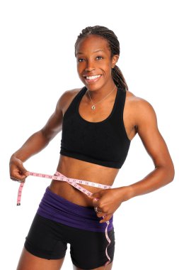 genç kadın ölçüm bel