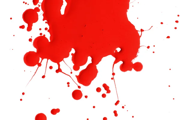 Splash of Red Paint — Stock Photo, Image