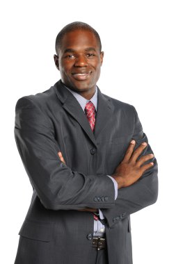 Afrikalı Amerikalı iş adamının portresi