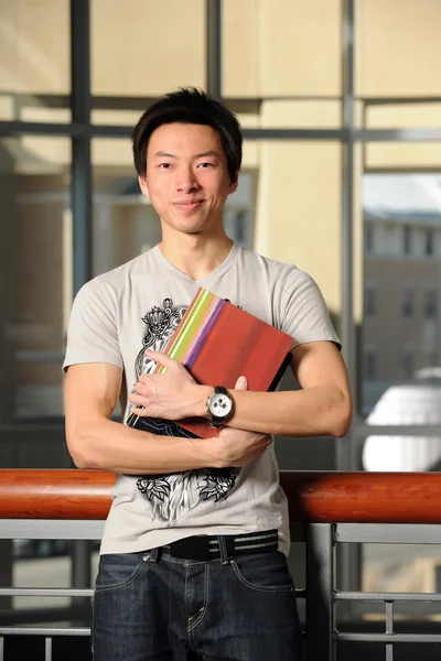 Retrato de estudante asiático — Fotografia de Stock