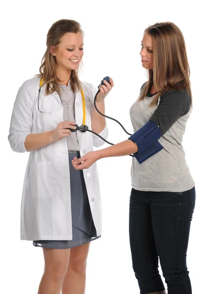 Médico a tomar Paciente — Fotografia de Stock