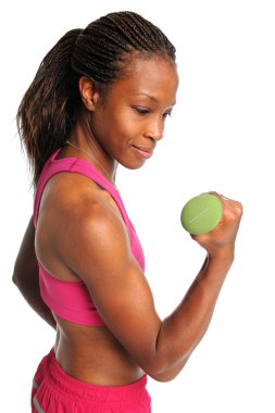 kadın bukle dumbbell