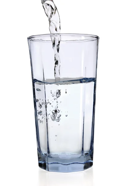 Glas water — Stockfoto