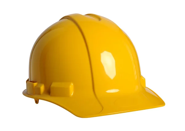 Hardhat sobre branco — Fotografia de Stock