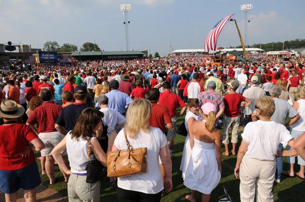 McCain - palin Rallye — Stockfoto