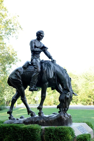 アブラハムの彫刻リンカーン — ストック写真