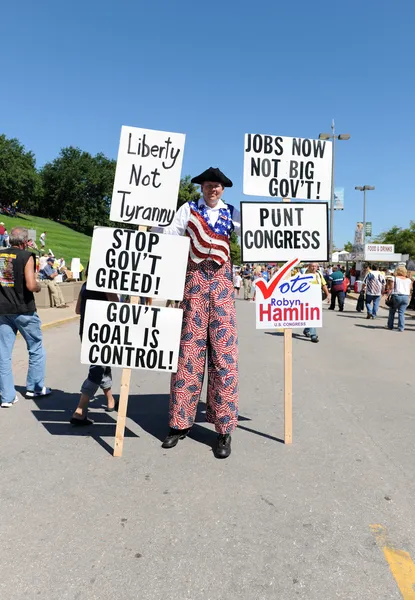 Raduno del Tea Party a Saint Louis Missouri — Foto Stock