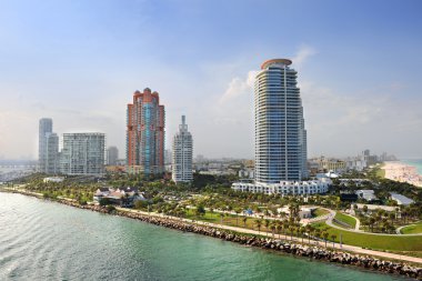 south miami Beach havadan görünümü
