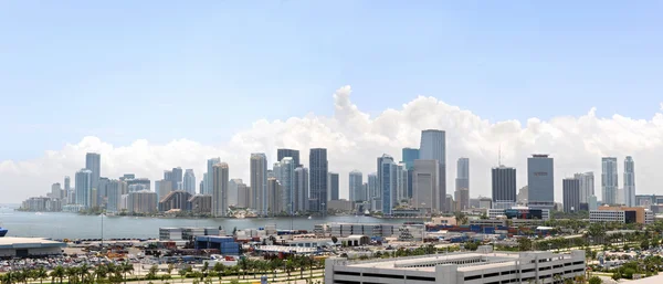 City and Port of Miami — Stock Photo, Image